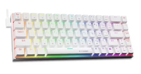 Клавіатура б/у 3 місяці Z686RGB-White-RU, зі світловими ефектами. Робоча, але потребує чищення. від компанії ПО СПЕЦАНТЕНИ Зв'язок без перешкод! - фото 1