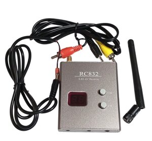 Приймач FPV відео 5.8GHz RX RC832 48CH NTSC/PAL auto 12V в Дніпропетровській області від компанії ПО СПЕЦАНТЕННЫ Связь без преград!