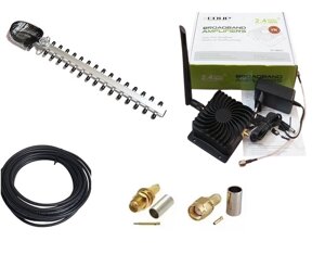 Підсилювач сигналу Wi-Fi (репітер, бустер) 8W із зовнішньою спрямованою антеною 16dBi (81487) в Дніпропетровській області від компанії ПО СПЕЦАНТЕННЫ Связь без преград!