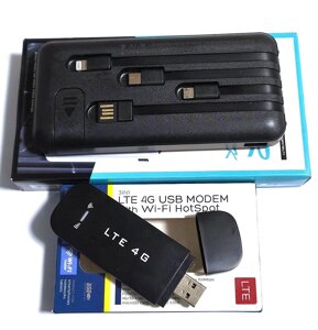 4G LTE/3G USB Wi-Fi модем роутер H760UFI-2514 (В1/В3) з повербанком 10000 мАг