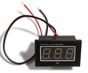 Вольтметр цифровий V40D DC 2.7-40В у кожусі, LED зелений в Дніпропетровській області від компанії ПО СПЕЦАНТЕННЫ Связь без преград!