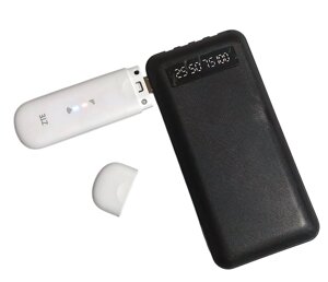 USB Wi-Fi модем роутер 3G/4G LTE MiMO ZTE MF79U з повербанком Power Bank HY5-PB01 10000 мАг в Дніпропетровській області від компанії ПО СПЕЦАНТЕННЫ Связь без преград!