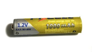 Б/у акумулятор Ni-MH AAA 1000mAh 1.2V PKCELL