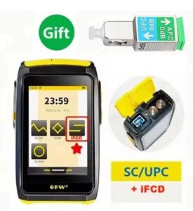 Тестер вимірювач оптоволокна довжиною до 80 км, 1550 нм 20 дБ, Mini OTDR FWT-100 SC/UPC + IFCD + перехідник (831694) в Дніпропетровській області від компанії ПО СПЕЦАНТЕННЫ Связь без преград!