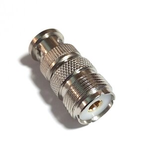 Перехідник UHF female (PL259, SO-239) - BNC-male (штир) в Дніпропетровській області від компанії ПО СПЕЦАНТЕННЫ Связь без преград!