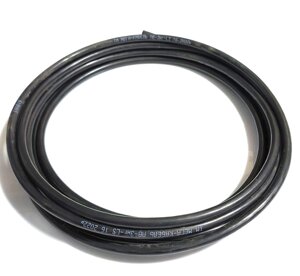 Силовий кабель ПВ-3НГ-LS 16 кв. мм 6 метрів, чорний, для підключення акумуляторів до гібридних інверторів