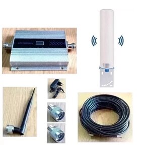 Підсилювач мобільного зв'язку та інтернету MS-1811-D 1800 MГц із зовнішньою всеспрямованою антеною, 100 кв. м.