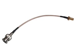 Перехідник pigtail BNC-male (штир) - SMA-female (гніздо), кабель RG-316 15 см