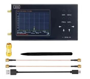 Аналізатор спектру частот SA6, 35-6200 МГц, з трекінг-генератором, 3.2” дисплей, 3000mAh (831209)