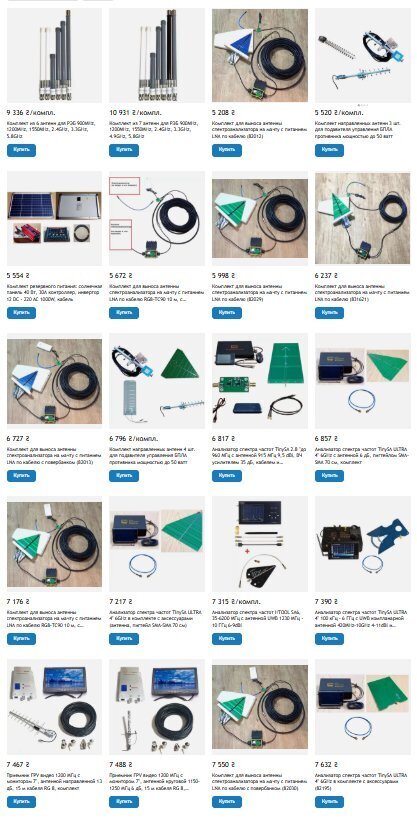 Устаткування для керування БПЛА, радіоелектронної розвідки та придушення дронів супротивника. Готові комплекти. - фото pic_ae8975ed0bdd79dc6d8fdc78f8b771cc_1920x9000_1.jpg