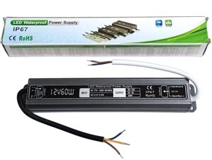 Блок живлення водонепроникний 12В 60 Вт 5А в Дніпропетровській області від компанії ПО СПЕЦАНТЕННЫ Связь без преград!