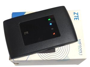 3G/4G LTE MIMO роутер ZTE MF 920U (B1/B3/B7/B8/B20/B38/B40/B41), 2 роз'єми під антену, акумулятор 2300 мАг, чорний в Дніпропетровській області від компанії ПО СПЕЦАНТЕННЫ Связь без преград!