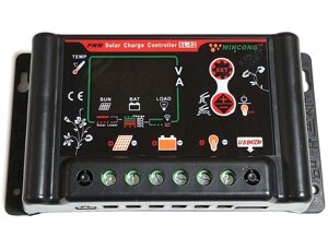 Контролер 30A PWM (ШИМ) Wincong SL02B-W 12/24В, 1хUSB