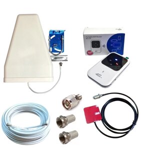 3G/4G LTE роутер Н80 з логоперіодичною антеною, 10 м кабелю і індуктивним адаптером в Дніпропетровській області від компанії ПО СПЕЦАНТЕННЫ Связь без преград!