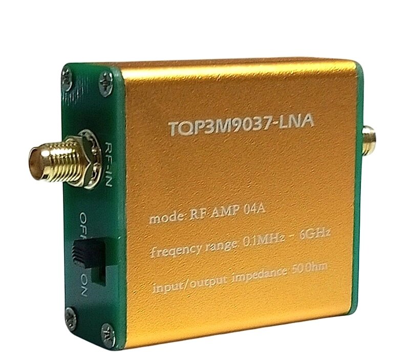 Підсилювач LNA 0.1 МГц-6 ГГц 20 дБ з акумулятором усередині, TQP3M9037-LNA від компанії ПО СПЕЦАНТЕНИ Зв'язок без перешкод! - фото 1