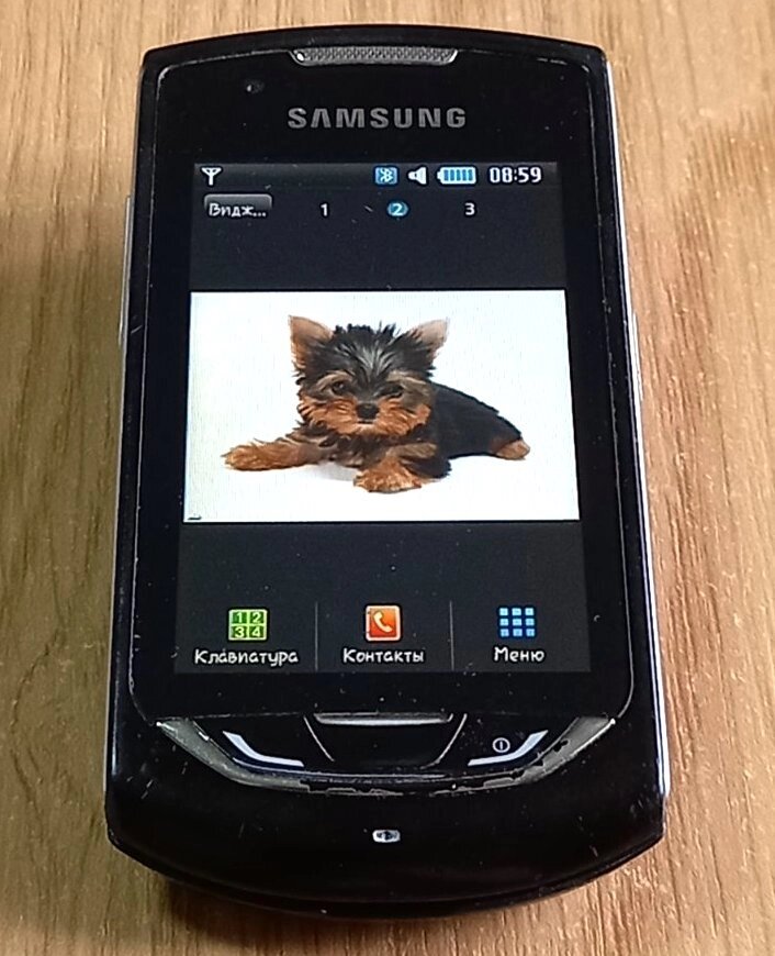 Уживаний, на запчастини мобільний телефон Samsung GT-S5620, справний, але заблокований від компанії ПО СПЕЦАНТЕНИ Зв'язок без перешкод! - фото 1