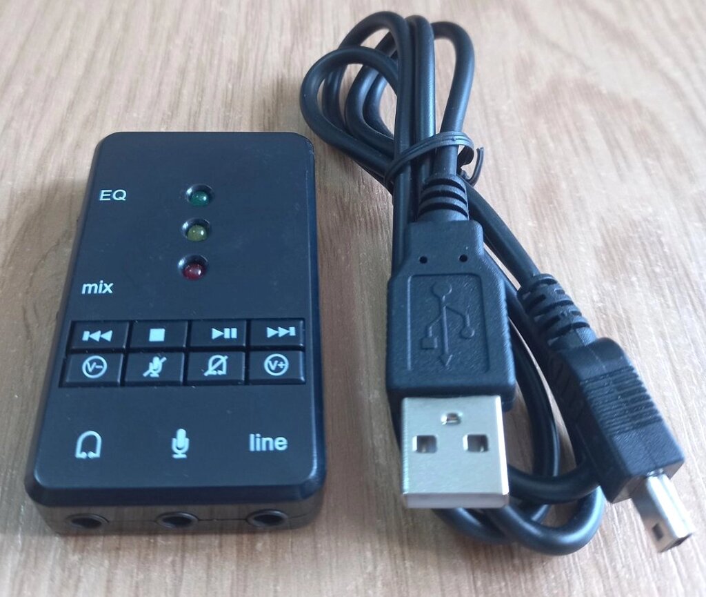 Внешняя USB звуковая карта 7.1 ##от компании## ПО СПЕЦАНТЕННЫ Связь без преград! - ##фото## 1
