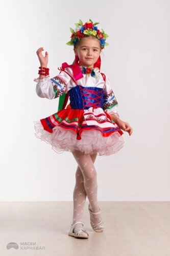 Карнавальний костюм для дівчинки "Україночка"пишна)