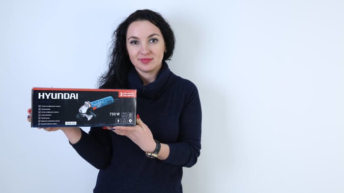 Кутова шліфувальна машина Hyundai i G 650-125