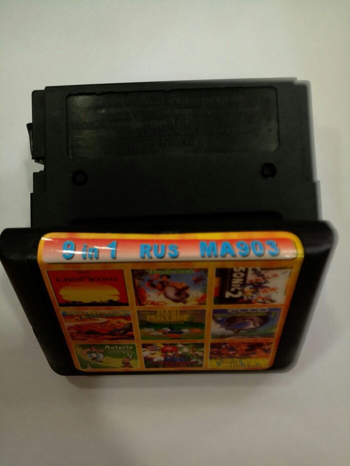 Картридж Sega 16bit Збірник 9 в 1 MA-903