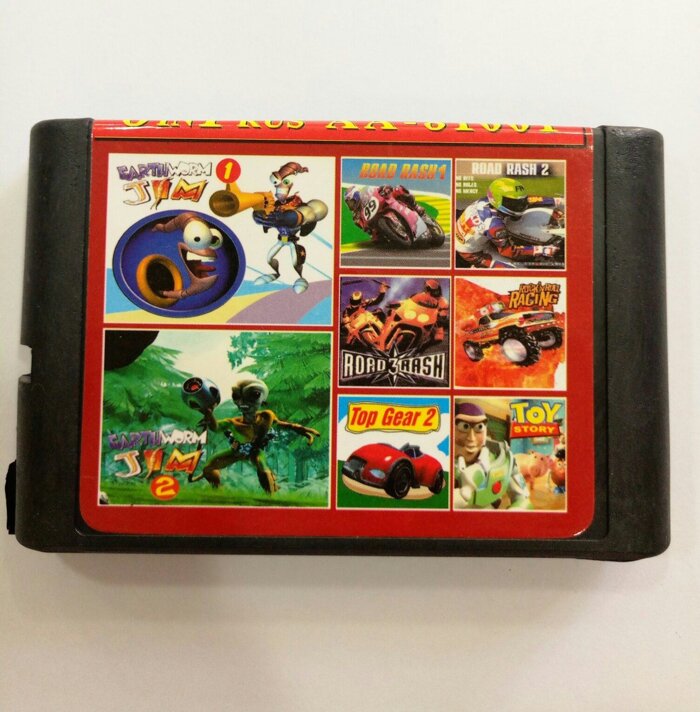 Картридж Sega 16bit Збірник 8 в 1 AA-81001