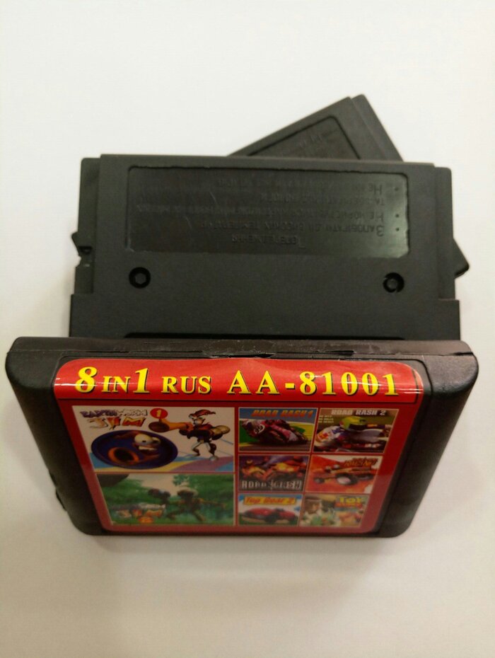 Картридж Sega 16bit Сборник 8 в 1 AA-81001 (ID#547958129), цена: 168 ...