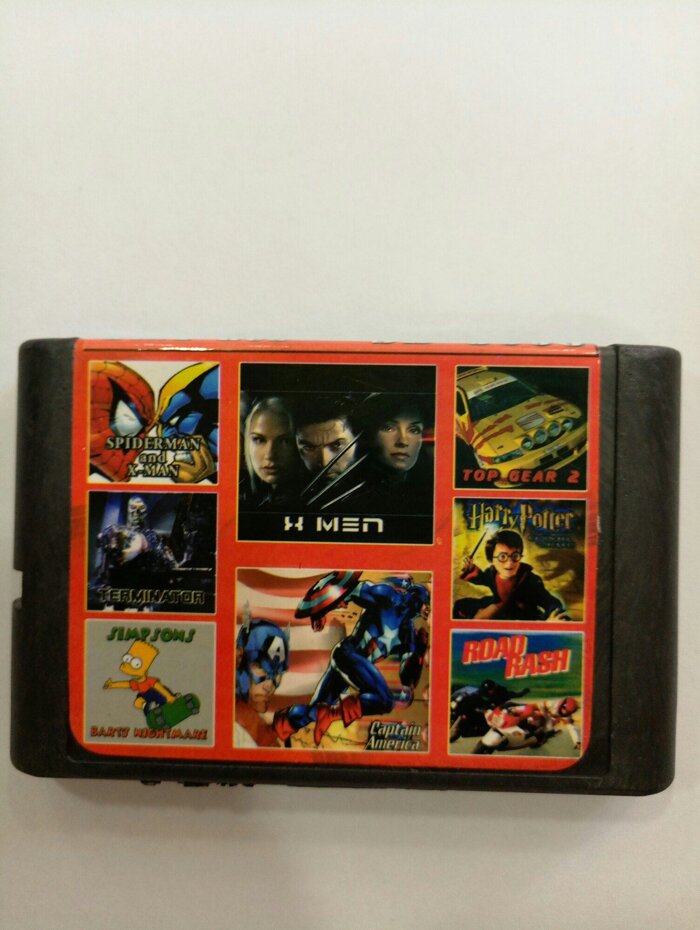 Картридж Sega 16bit Збірник 8 в 1 SB-8006