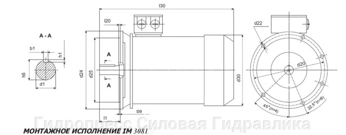 Купить Электродвигатель АИР 250 S2 (3000 об/мин 75 кВт, 380В), цена ...