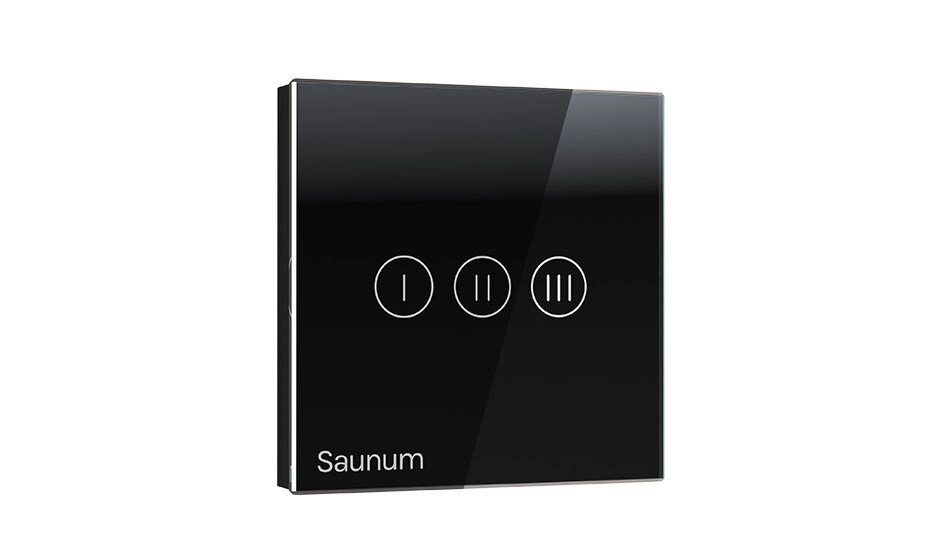 Пульт SAUNUM Touch чорний від компанії Магазин опалення та Сантехніки - «Печі Маркет» - фото 1