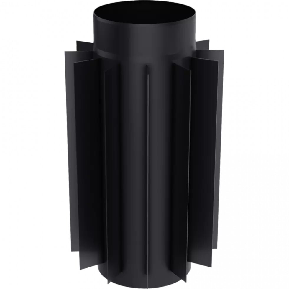 Труба радіатор для димоходу KAISER PIPES (2 мм) 0,5 Ø120 від компанії Магазин опалення та Сантехніки - «Печі Маркет» - фото 1