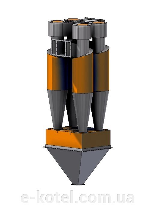 Циклон ЦН-15-П (до котла Е-2,5, КЕ-2,5, ДКВР-2,5) від компанії Монастирищенський завод котельного обладнання - фото 1