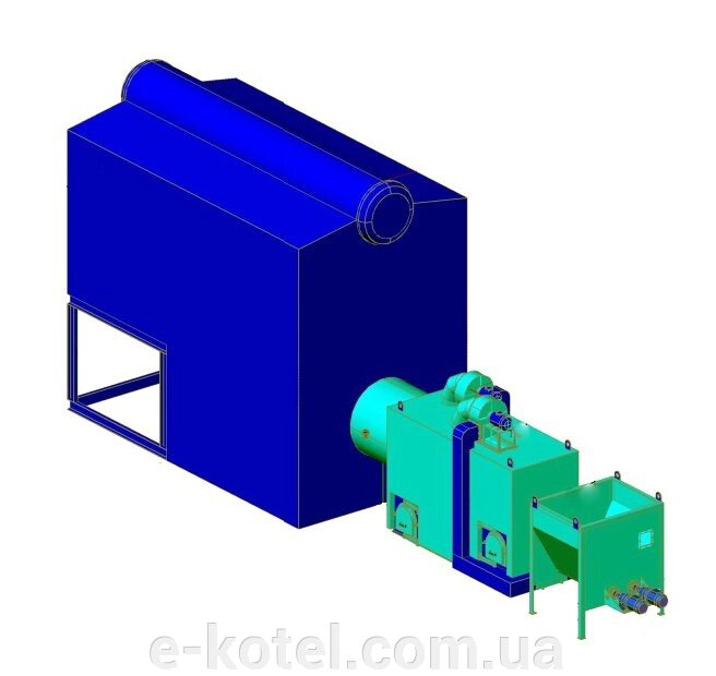 Котел КЕ-25-1,4ГМо з Предтопком (тріска, лузга, пелети) від компанії Монастирищенський завод котельного обладнання - фото 1