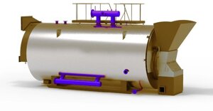 Котел водогрейный КСВ-Р-5.0-110 (польский, топливо - уголь)