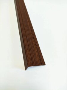 Ламінований декоративний куточок для сходів 25 мм*10 мм ЛП 25*10 0,9м, Дуб Капучино