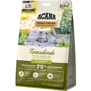ACANA Сухий корм ACANA Grasslands Cat 340 г, для кішок усіх порід і вікових груп, з качкою та куркою