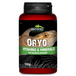 Вітаміни для бородатої агами Terrario ORYO for Bearded Dragons 150 г.