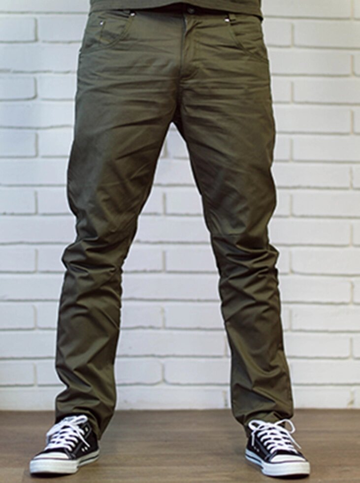 Чоловічі штани чинос від компанії МоДнАтУфЛя - фото 1