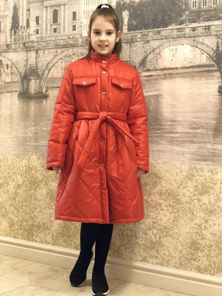 Демісезонне дитяче пальто від компанії МоДнАтУфЛя - фото 1