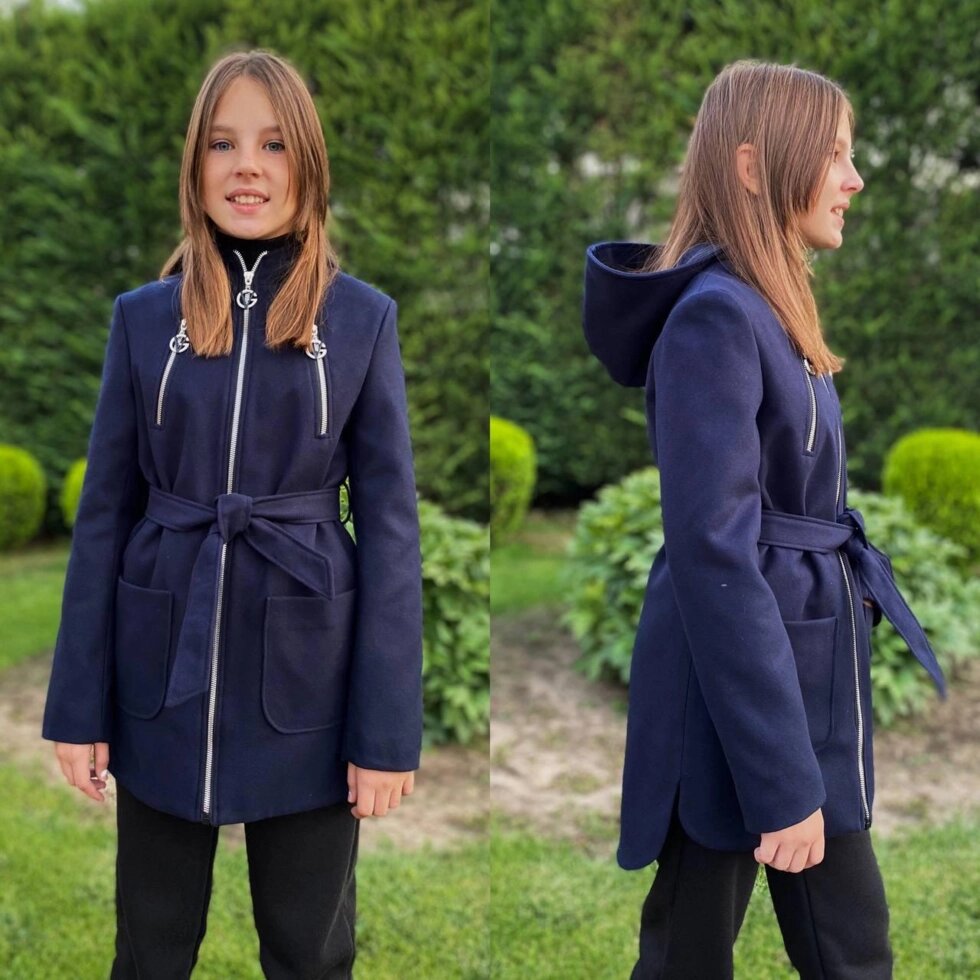 Гарне модне пальто для дівчаток від компанії МоДнАтУфЛя - фото 1