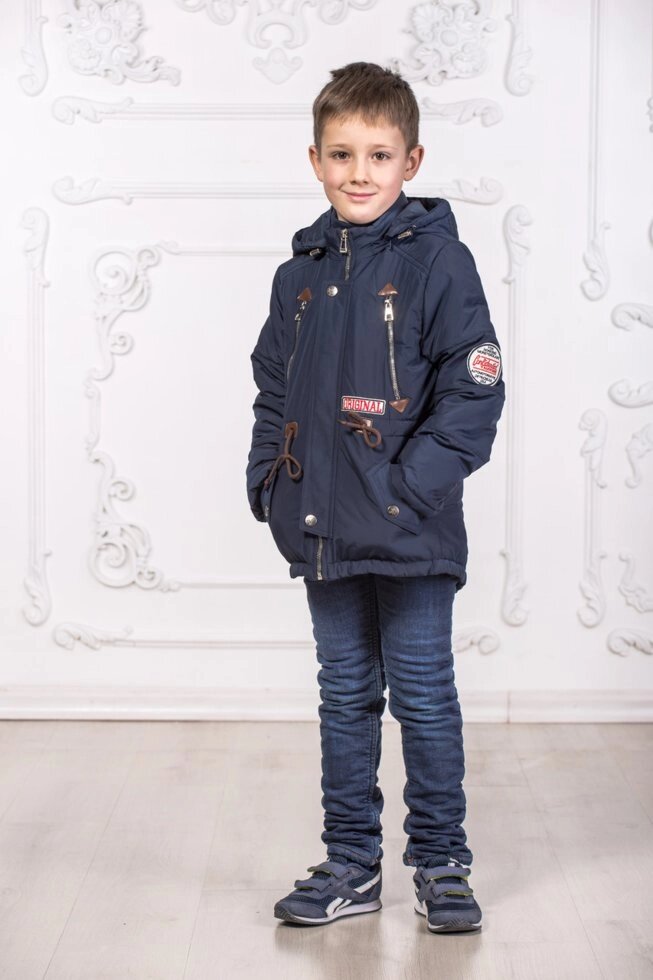 Осіння куртка для хлопчика від компанії МоДнАтУфЛя - фото 1
