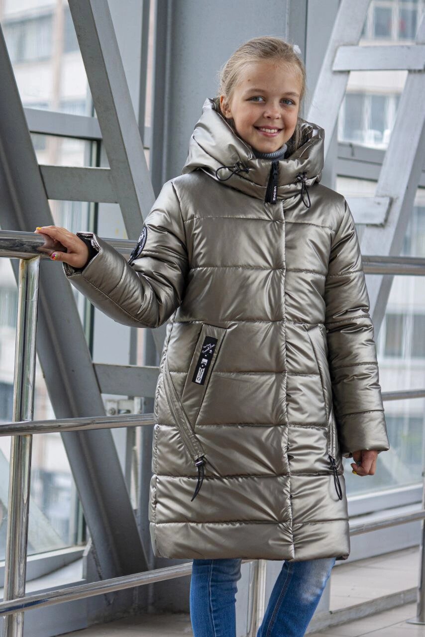 Пальто зимове для дівчаток від компанії МоДнАтУфЛя - фото 1