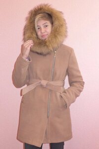 Зимнее кашемировое пальто для девочек