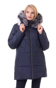 Зимова куртка з знімним кап юшоном