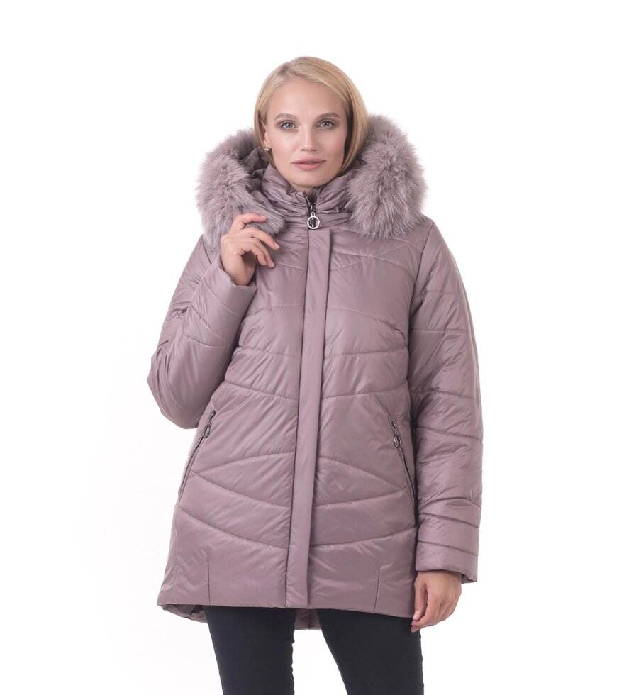 Зимова куртка великого розміру від компанії МоДнАтУфЛя - фото 1