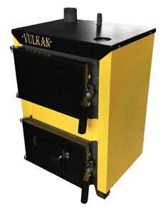 Котел Vulkan Classic 10 кВт (4 мм) твердопаливний, утеплений
