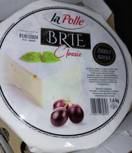 Сир брі LA POLLE 1.6кг.