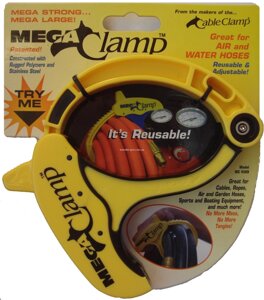 Cable Clamp Кабельний затискач MEGA Clamp, колір - жовтий