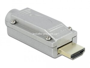 DP65201 Кабельний HDMI роз'єм, клемний в металевому корпусі