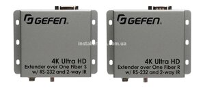 Gefen EXT-HDRS2IR-4K2K-1FO Продовжувач лінії передачі сигналів HDMI 4Kx2K, RS-232 і ІК по оптоволоконному кабелю