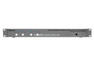 Gefen EXT-UHD600A-44 матричний комутатор 4х4 HDMI 2.0 з 4K ULTRA HD 600 мгц 4X4